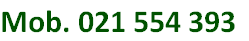 Mob. 021 554 393